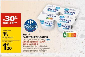 Carrefour Carrefour sensation skyr offre
