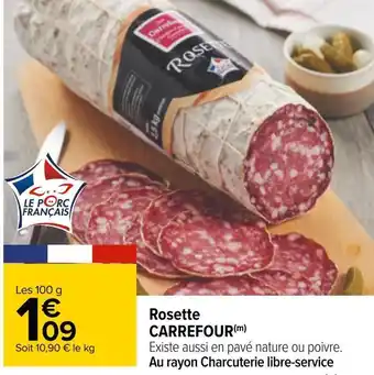 Carrefour Carrefour rosette offre