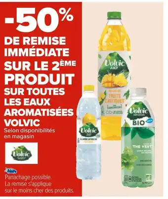 Carrefour Volvic bon plan sur toutes les eaux aromatisées volvic offre