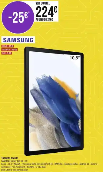 Géant Casino Samsung tablette tactile offre
