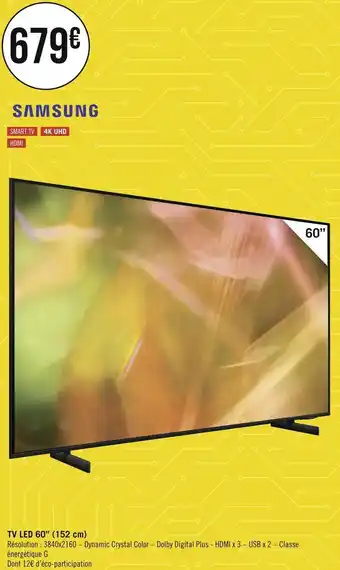 Géant Casino Samsung tv led 60’’ (152 cm) offre