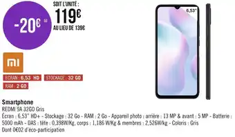 Géant Casino Xiaomi smartphone offre