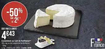 Géant Casino Camembert au lait de bufflonne offre