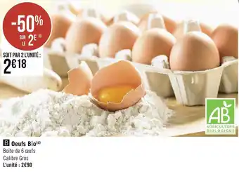 Oeufs bio