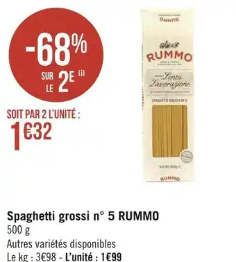 Rummo spaghetti grossi n° 5