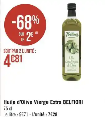 Géant Casino Belfiori huile d’olive vierge extra offre