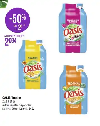 Géant Casino Oasis oasis tropical offre