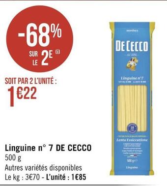 De cecco linguine n° 7