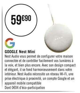 Google nest mini