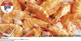 Géant Casino Crevettes cuites offre