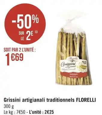 Florelli grissini artigianali traditionnels