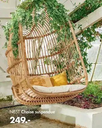 Casa NEST chaise suspendue offre