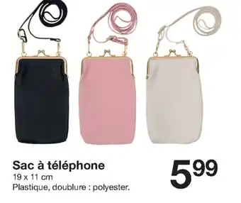 Zeeman Sac à téléphone offre