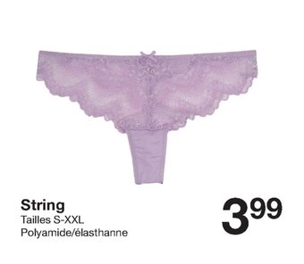 Zeeman String offre