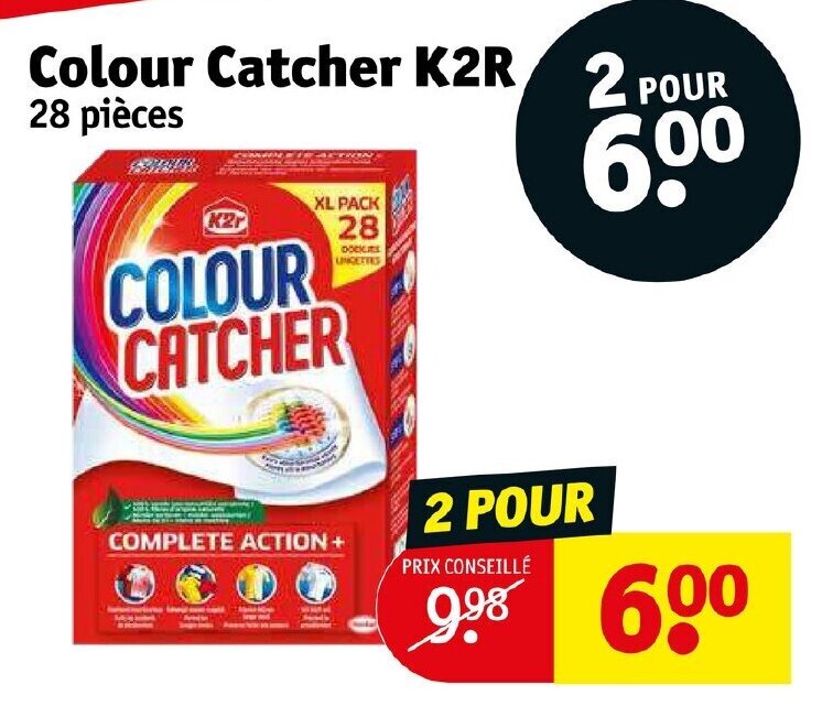 Promo Colour catcher K2R chez Kruidvat