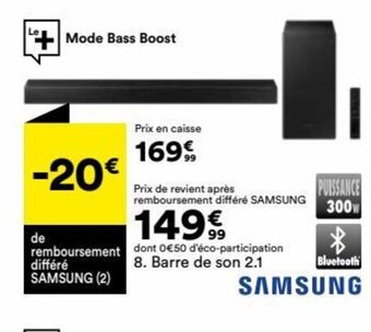 BUT Barre de Son 2.1 offre