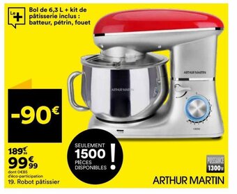 BUT Robot Pâtissier offre