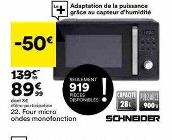 BUT Four Micro Ondes Monofonction offre