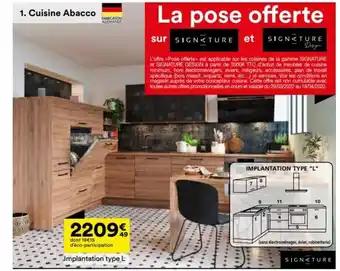 BUT Cuisine Abacco offre