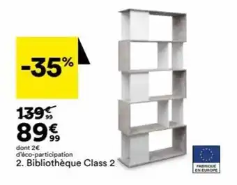 BUT Bibliothèque Class 2 offre