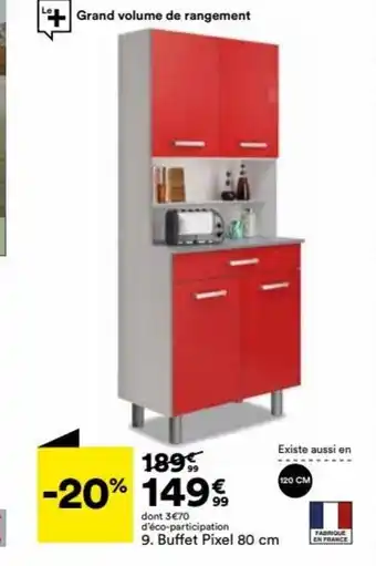 BUT Buffet Pixel 80cm offre