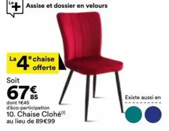 BUT Chaise Clohé offre