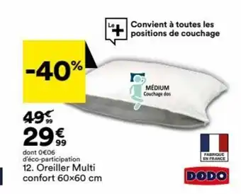 BUT Oreiller Multi offre