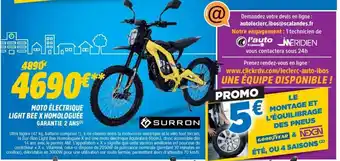 E.Leclerc L'Auto Moto électrique Light Bee X Homologuée offre