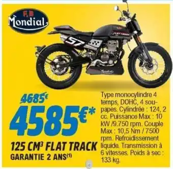 125cm Flat Track