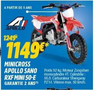 E.Leclerc L'Auto Minicross Apollo Sano offre