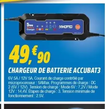 E.Leclerc L'Auto Chargeur de Batterie Accubat 3 offre