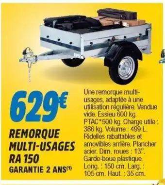 Remorque Multi-Usages