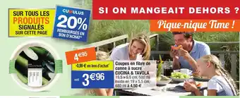 Migros Coupes En Fibre de Canne à Sucre offre