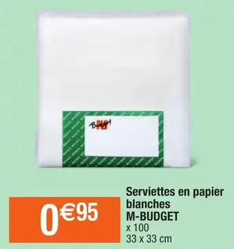 Migros Serviettes En Papier offre