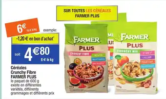 Migros Céréales Crunchy Fibre offre