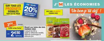 Migros Muesli Aux Baies Des Bois Farmer Croc offre