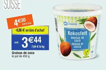 Migros Graisse de Coco offre