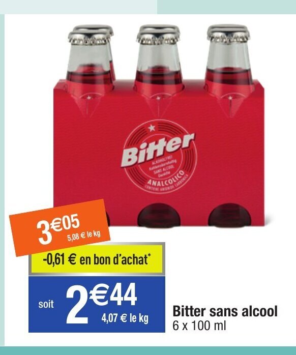 Promo Bitter Sans Alcool chez Migros