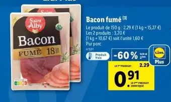 Lidl Bacon Fumé offre