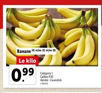 Lidl Banane offre