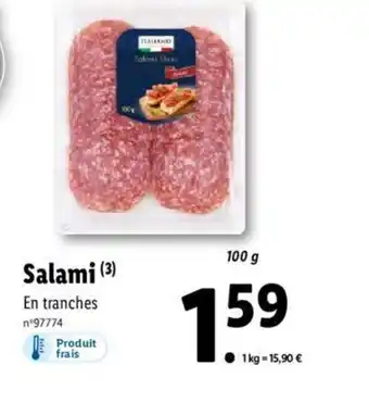 Lidl Salami offre