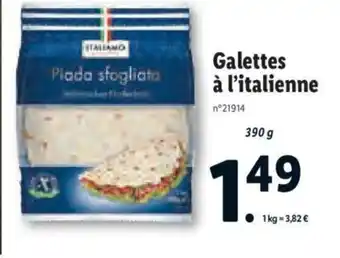Lidl Galettes A L'Italienne offre