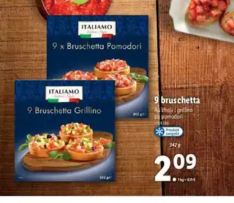 Lidl 9 Bruschetta offre