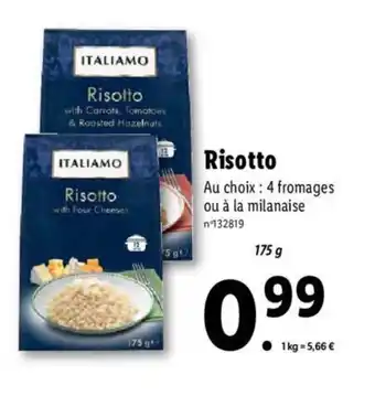 Lidl Risotto offre