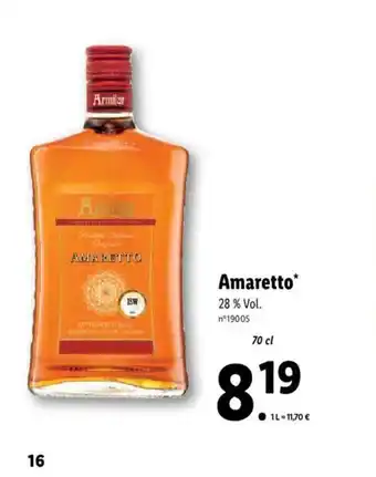 Lidl Amaretto* offre