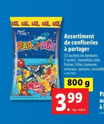 Lidl Assortiment De Confiserires A Partager offre