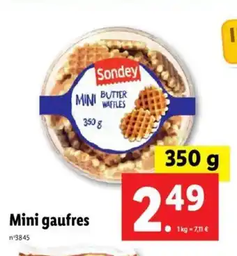 Lidl Mini Gaufres offre