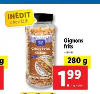 Lidl Oignons Frits offre