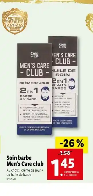 Soin Barbe Men's Care Club