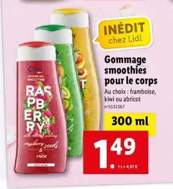 Lidl Gommage Smoothies Pour Le Corps offre